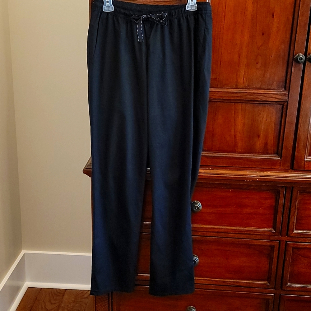 Jaanuu Scrub Pants, Small, straight leg, Black